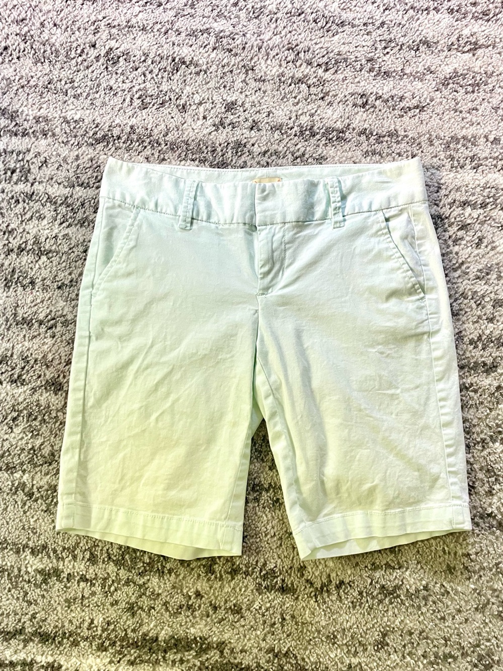 GH& BASS Women’s Classic Bermuda Shorts - Light Mint